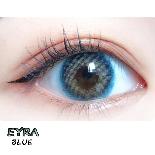 Маленький чехол для макияжа с красивыми глазами - Цвет: EYRA BLUE