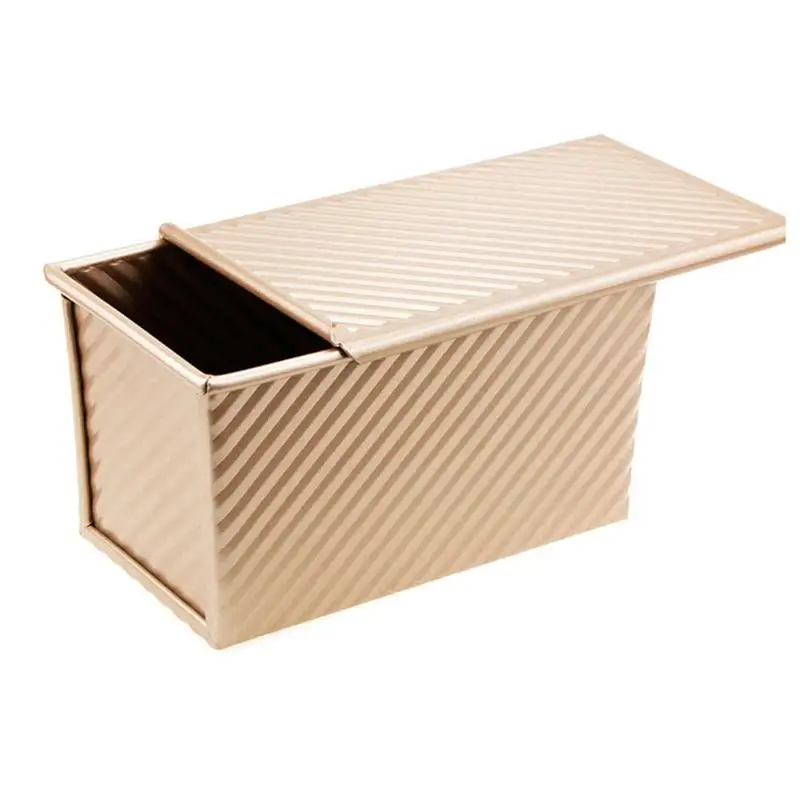 

Bakeware Loaf Pan 1Pc 450g Toast Box With Cover Non Stick Bread Toast Mold Baking Roast Brownie Cake Toast Bread Mold