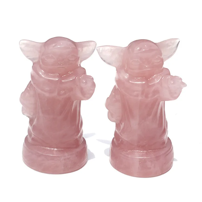 

Ремесла из натурального розового кварца, 1 шт.