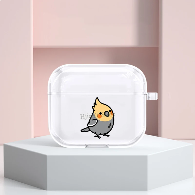 

Chubby Cockatiel Case For AirPods 3 2021 Wireless Bluetooth Earphone Case For Apple Airpods 2 1 Pro Cover