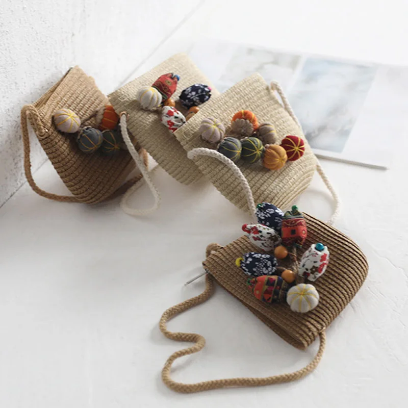 Шляпа сумка набор с широкими полями соломенные шляпы кепка одно плечо для детей