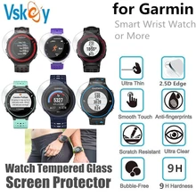 VSKEY 500PCS Tempered Glass for Garmin Smart Wrist Watch Screen Protector Anti-Scratch Protective Film
