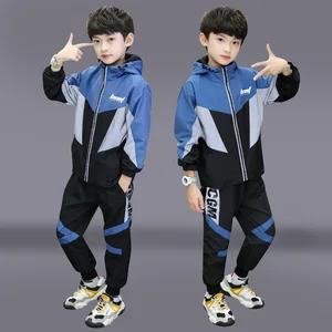 Комплект для мальчиков из 2 предметов, толстовка с капюшоном и штаны