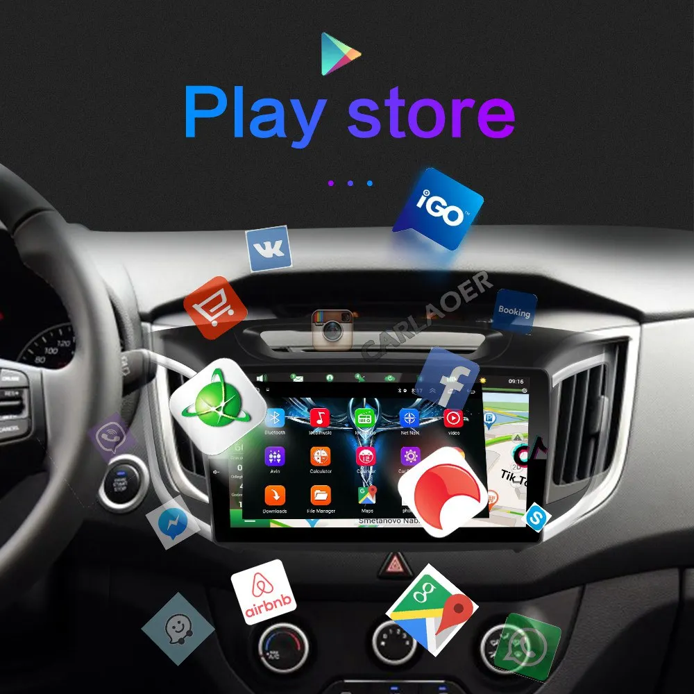 2 Din Android 8,1 автомобильный Радио мультимедийный плеер gps навигация для hyundai ix25 creta- 2 Гб ram 32 ГБ rom 2din видео плеер