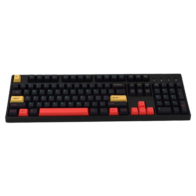 

69HA 136 Keys Cherry Profile DYE-Sub Metropolis Theme PBT Keycap Dye Sublimation With 1.75U 2U Shift 6.25U Spacebar