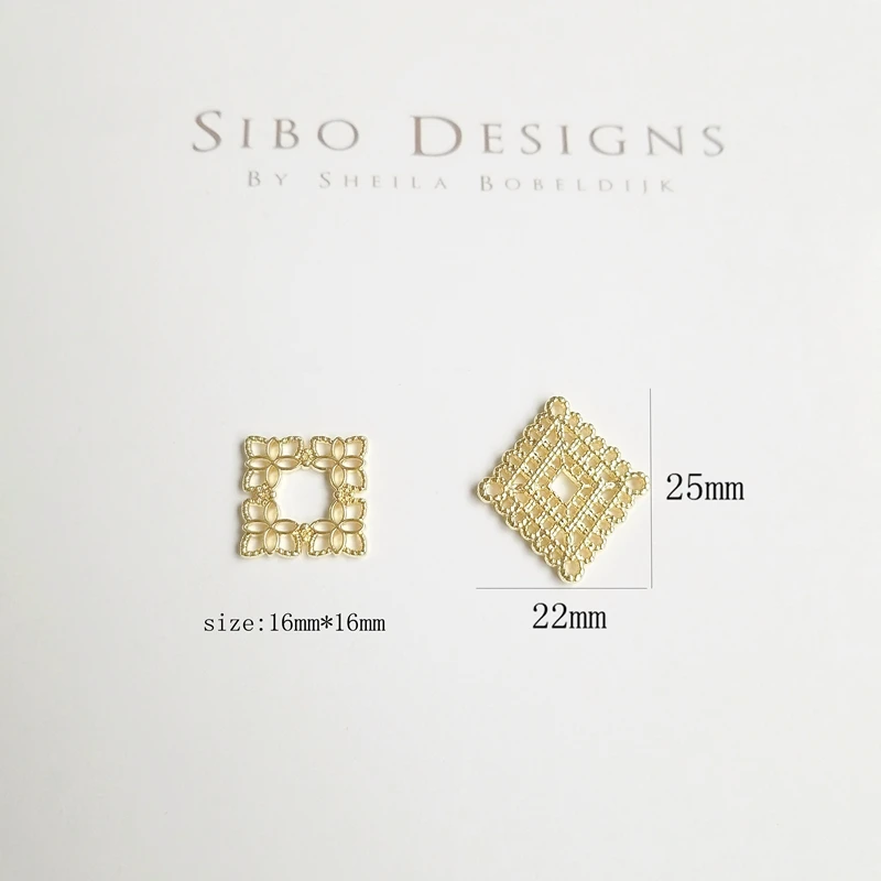 Diy ювелирные аксессуары ручной работы металлические геометрические бабочки узел