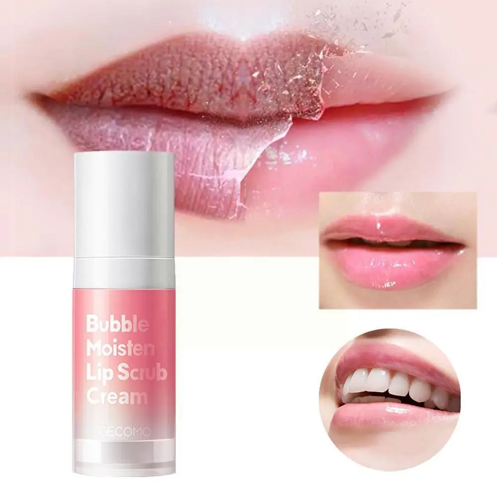 

Bubble Bouncing Lip Scrub Makeup Exfoliating Moisturizing Lips Gloss Dead Removal Lip Gel Cosmetics Skin Full Lip Scrub X5I0