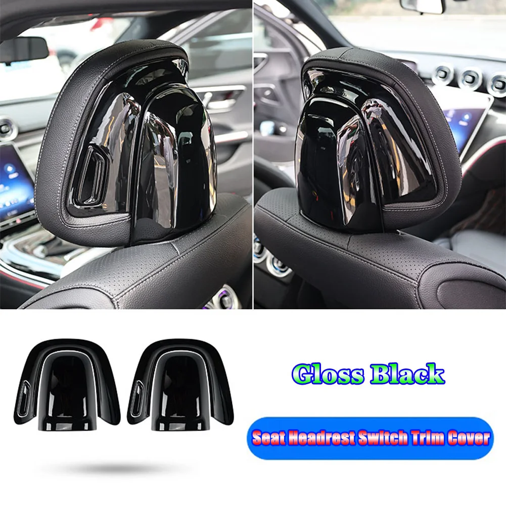 

Для Mercedes Benz C E GLC EQE EQS Class AMG W206 W214 X254 V295 V297 Автомобильные аксессуары Кнопка регулировки подголовника сиденья Накладка