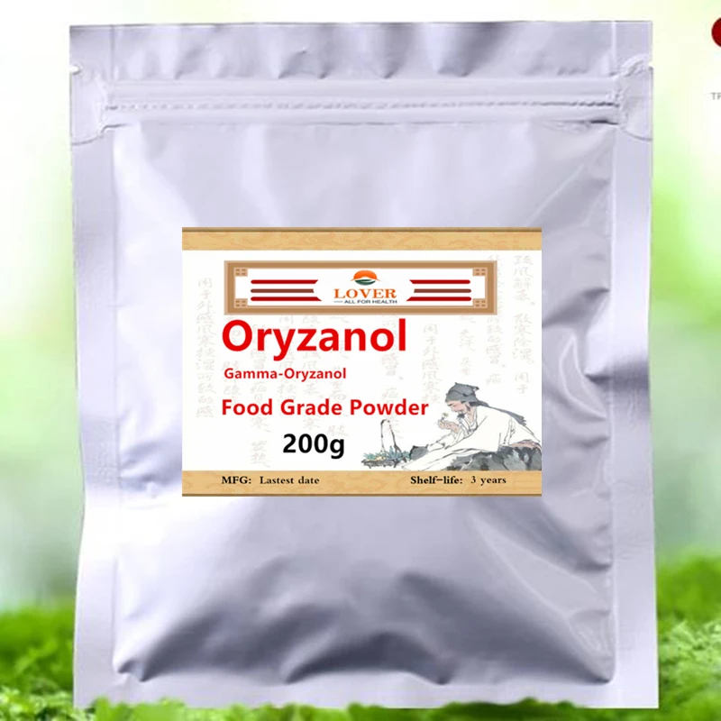 Oryzanol Powder Gamma-Oryzanol For Periodic psychosis Premenstrual tension Reduce blood lipid liver |