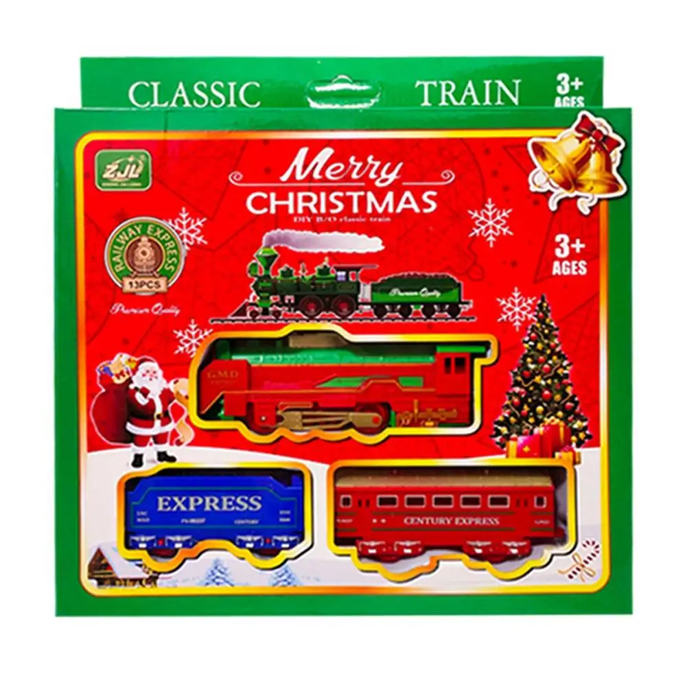 

Electric Racing Track Train Railway Car Toys With LED Light Musical Car Model Children's Toys Christmas Perfect Gift For Boys