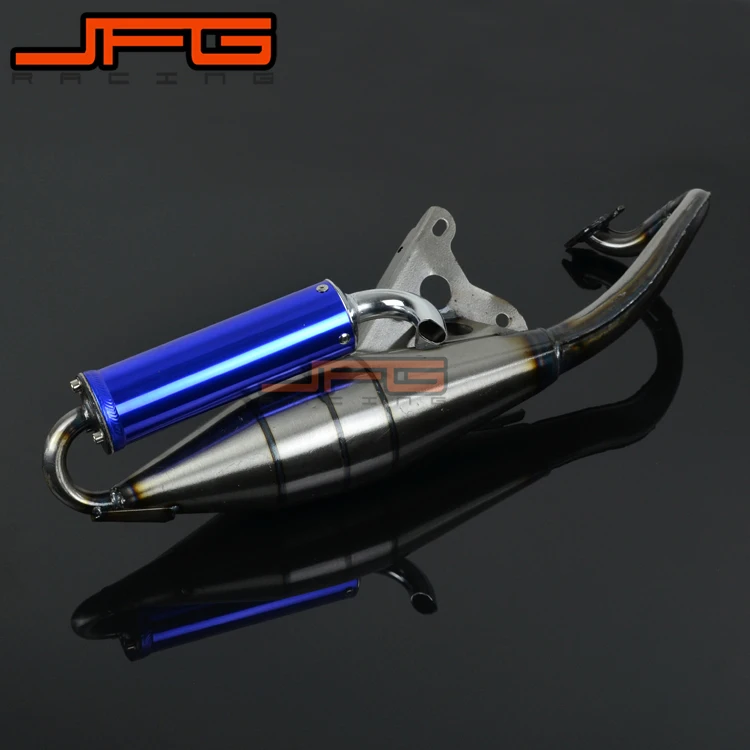 Глушитель с полной выхлопной системой скутер мопед гоночный уличный велосипед