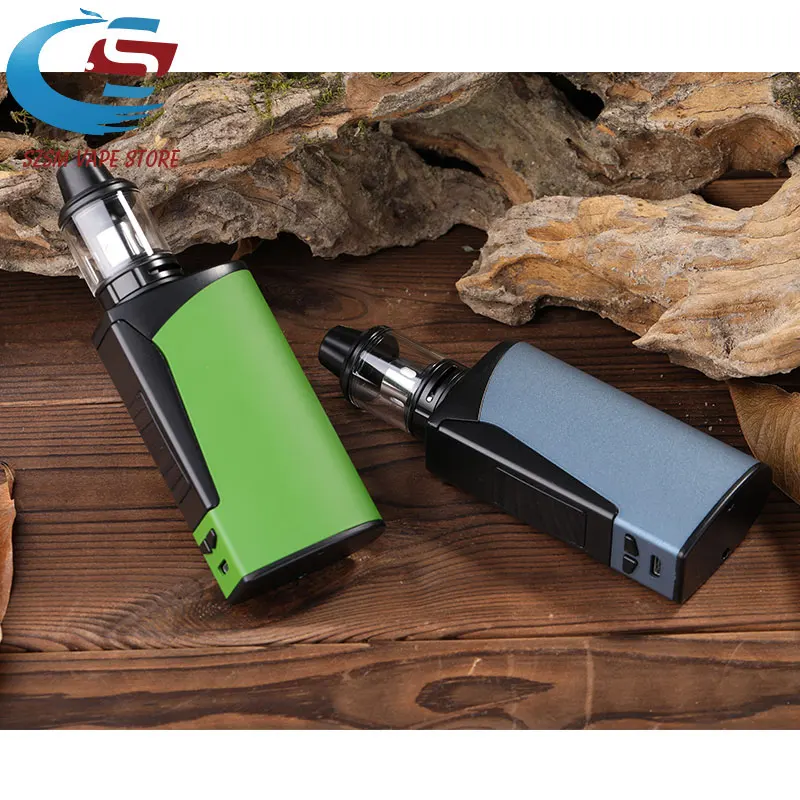 Электронная сигарета 100w box mod kit vape 2200 мАч с огромным паром 2 5 ml tank электронные