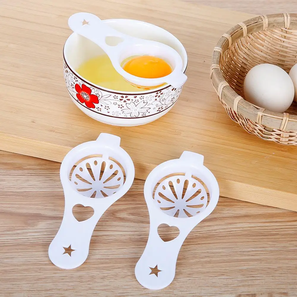 5 шт. кухонный инструмент гаджет Удобный Яичный желток Белый сепаратор