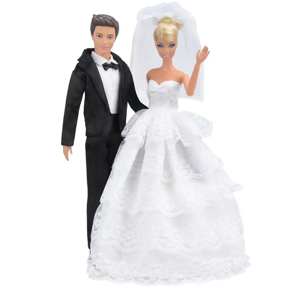 

1/6 Ken Doll Clothes Ken Suit Wedding Suit Doll Wedding Dress Doll Accessories Daily Wear Male Boyfriend Ken Cloth For 30cm Doll
