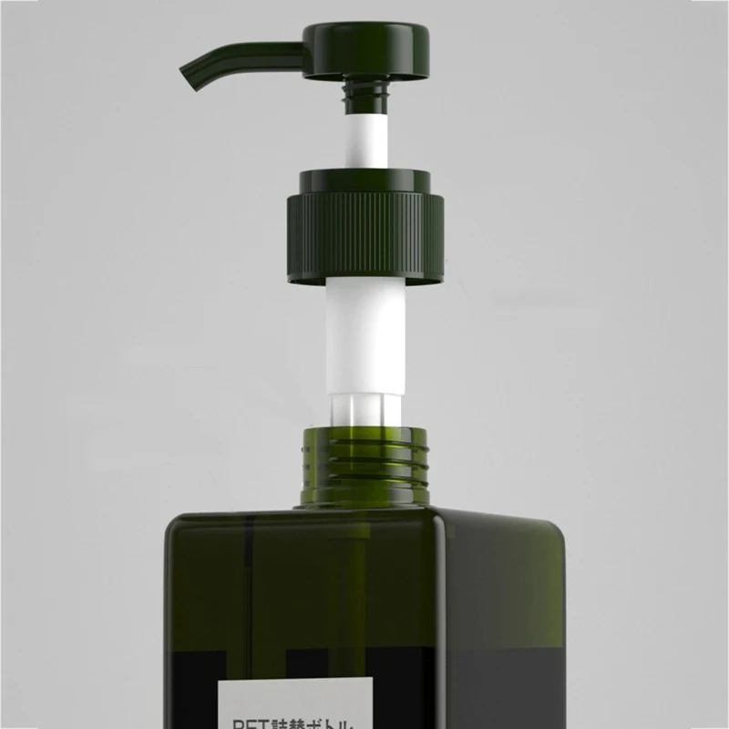 250/450/650ml Travel Plastic Clear Square Bottle Dispenser Soap Foam Foaming Pump Empty Liquid Shower Gel 2020 | Дом и сад