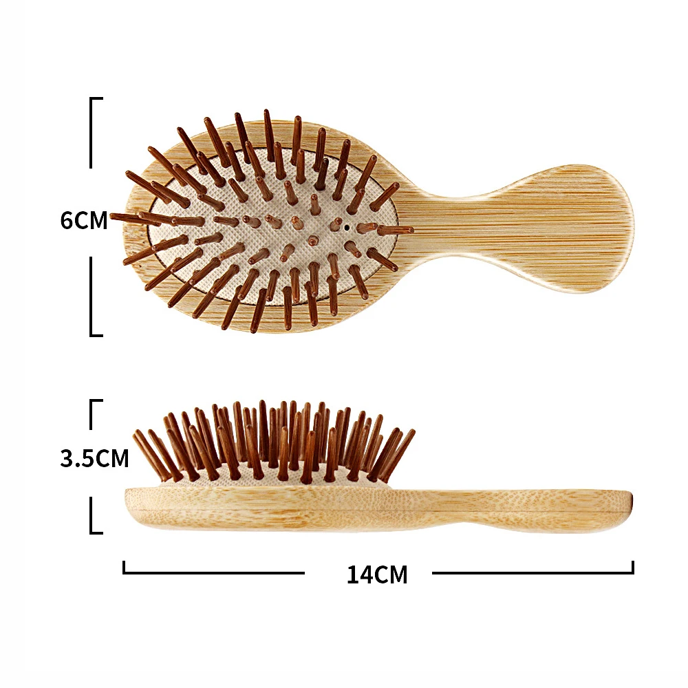 

Professional Healthy Wood Comb Paddle Cushion Hair Loss Massage Brush Hairbrush Comb Scalp Hair Care Bamboo Comb For Girls