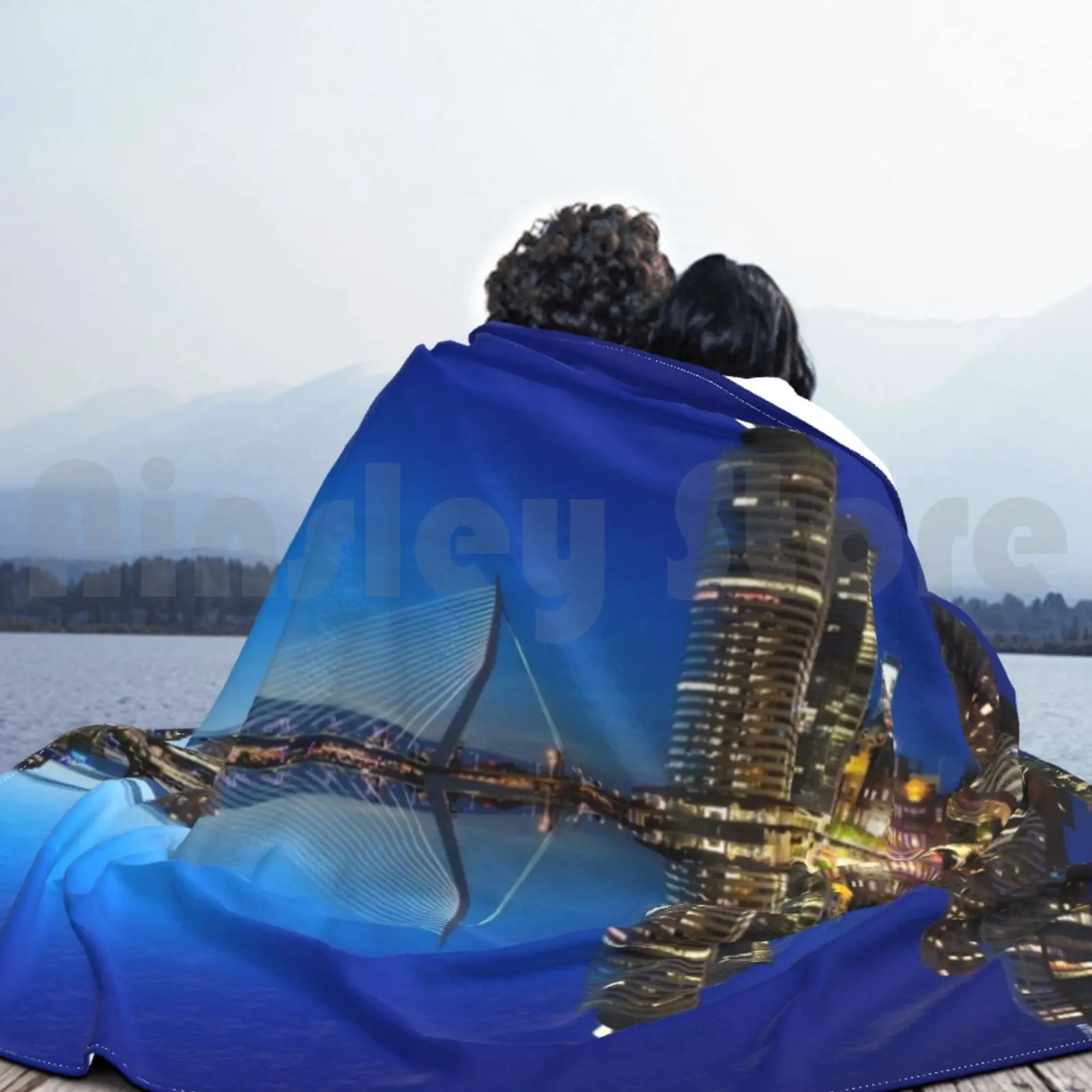 Одеяло для Роттердама модное одеяло на заказ городской пейзаж Нидерланды