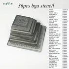 BGA Универсальный трафареты с шаблонным Джигом для SMT SMD Chip Rework Repair 36 шт.