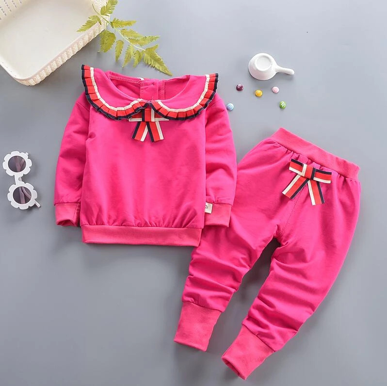 3 шт. детский спортивный костюм для девочек рубашка с мультяшным рисунком и