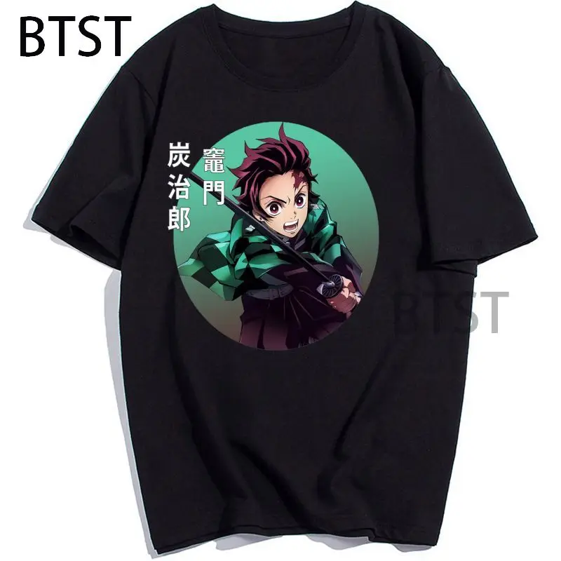 

Хит продаж, короткая футболка с героями из японского аниме «Демон убийца футболка Для мужчин камадо Tanjirou футболки для мамы, папы и Ulzzang Harajuku ...