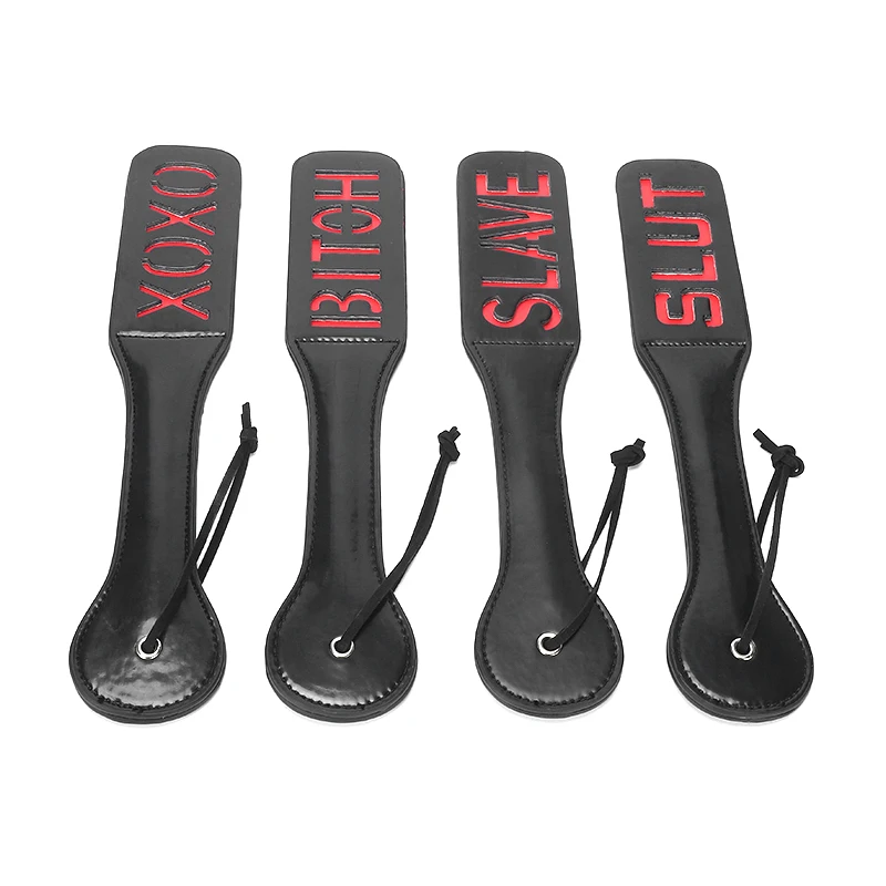 Плетка 32 см для БДСМ фетиш плетка из искусственной кожи с веслом флирта ПЭТ