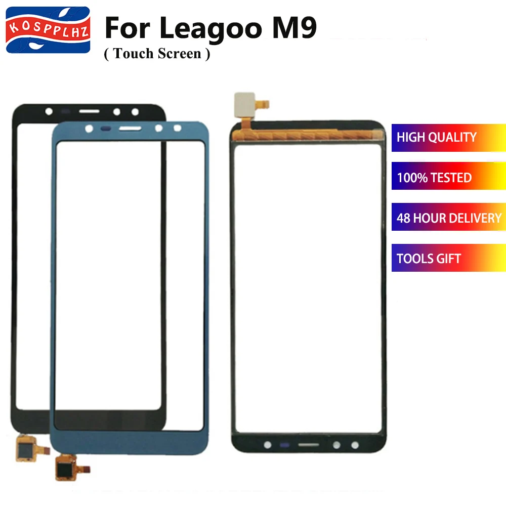100% проверенный сенсорный экран для Leagoo M9 сменная сенсорная панель сотового