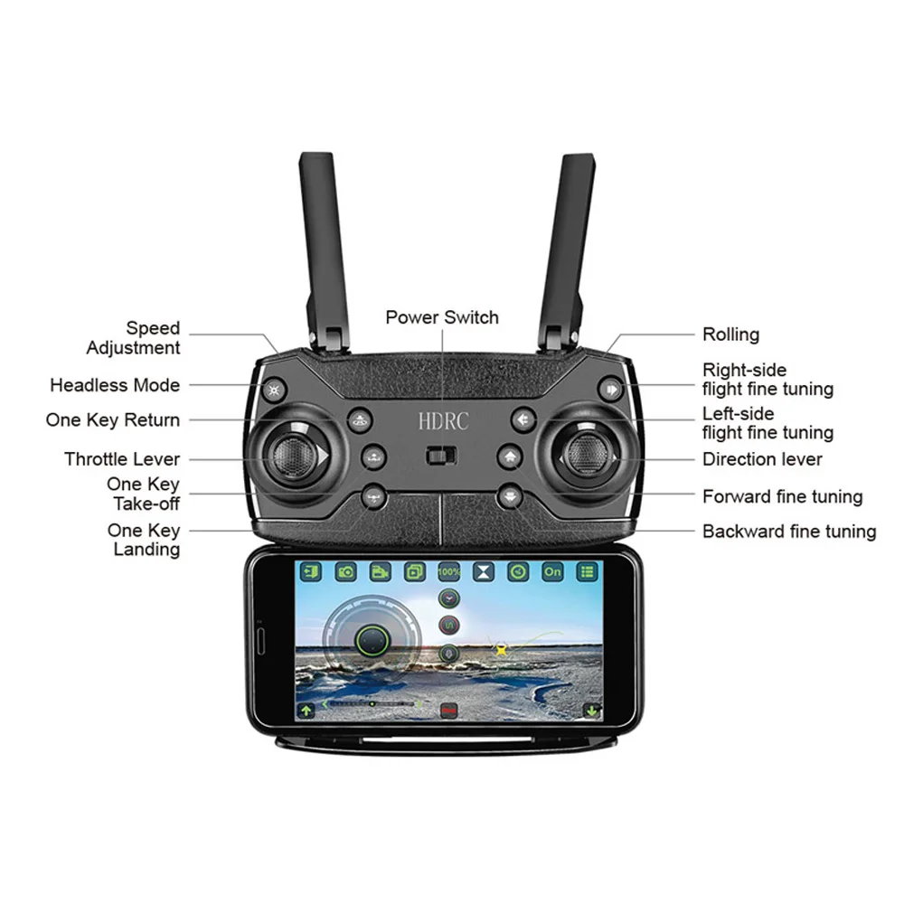 Дрон H20 камера 4K WIFI широкоугольная FPV Lipat | Игрушки и хобби
