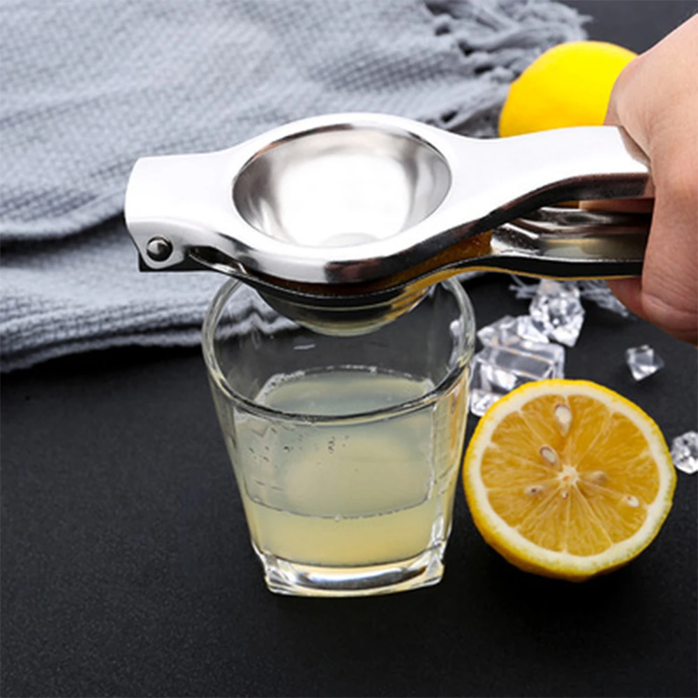

Stainless Steel Manual Juicer Lemon Citrus Juicer Juice Residue Separation Kitchen Tools Multifunctional Handle Stamping Tool