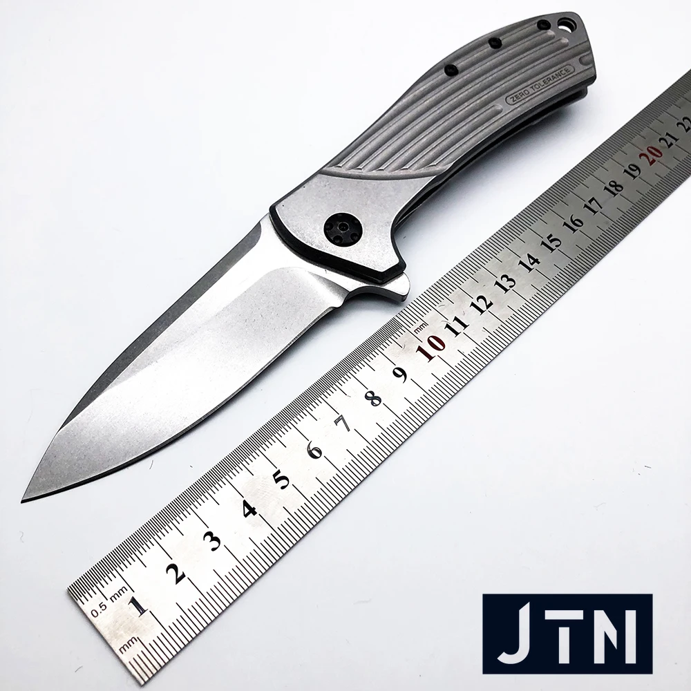 Складные ножи JTN ZT 0801 D2 с шариковым подшипником и стальным лезвием тактический
