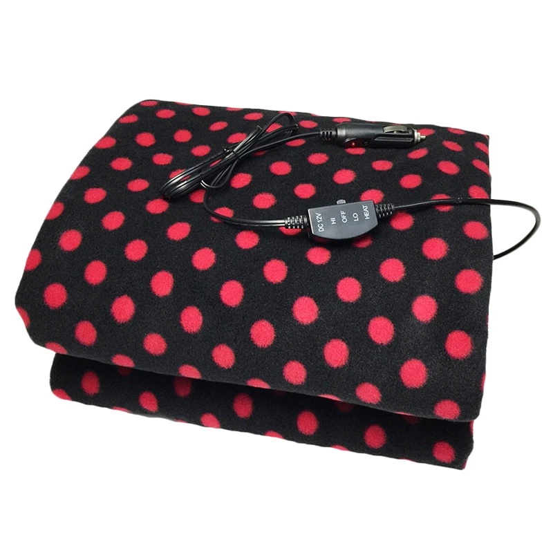 Автомобильное электрическое нагревательное одеяло 12 В решетка флис