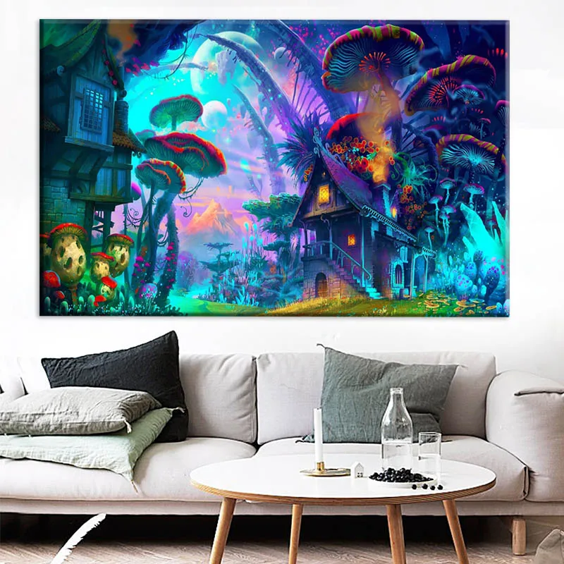 Домашний декор абстрактная настенная художественная картина без рамки