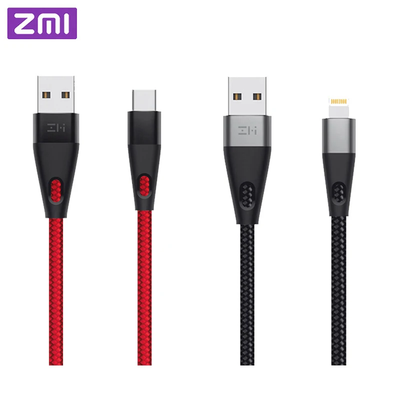 Оригинальный кабель ZMI USB Type C для MFI сертифицирован iPhone Lightning Кабель передачи