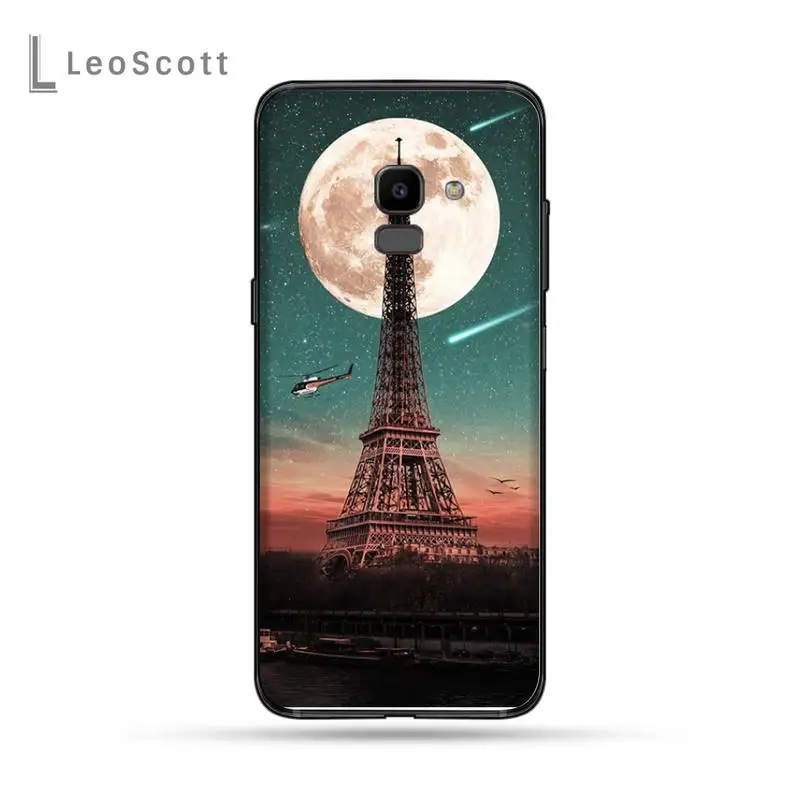 

France Paris the Eiffel Tower Phone Case For Samsung Galaxy J2 J4 J5 J6 J7 J8 2016 2017 2018 Prime Pro plus Neo duo