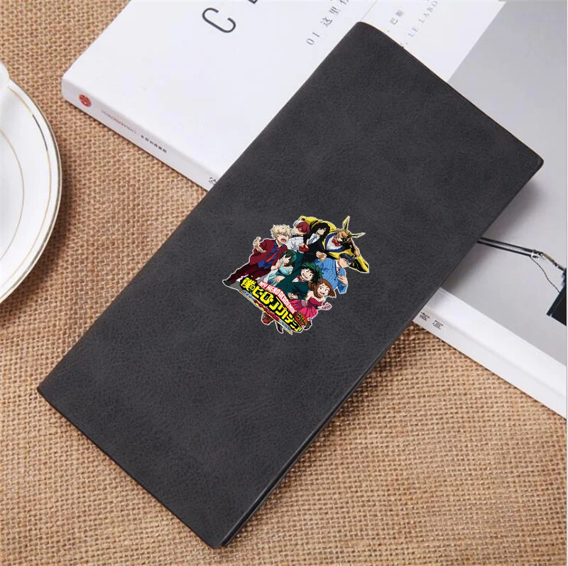 

Cartoon long wallet anime My Hero Academia wallet student coin Card purse Men women Carteira wallet teenagers long canvas purse