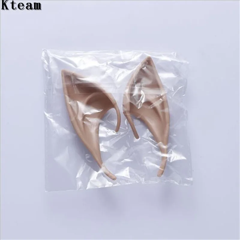 1 Pair Elf Ears fairy Cos Mask Cosplay Accessories Latex Soft Prosthetic False Ear Halloween Party Masks | Дом и сад