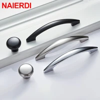 naierdi bright chrome handles kitchen cabinet handles solid drawer knobs silver cupboard door wardrobe pulls furniture handle