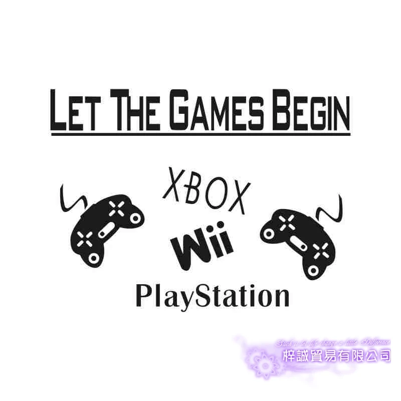 Game Handle Decal Video Controller Sticker Play Gaming Posters Gamer Vinyl Decals Decor Mural Wall | Дом и сад