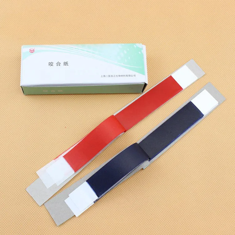 200 pieces/bag Dental Atriculating Paper For Clinical Examination Or Denture Restoration