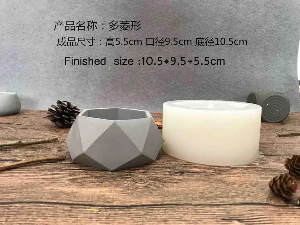 Форма для бетонного горшка силиконовый пресс-формы цветочных горшков