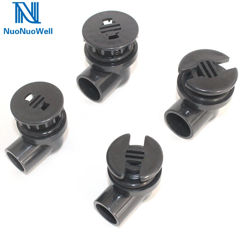 

NuoNuoWell 20/25mm Aquarium Elbow Bulkhead Drain Connector 90 Degree Pipe Fitting Joint Fish Tank Bottom Outlet Drainage 5pcs