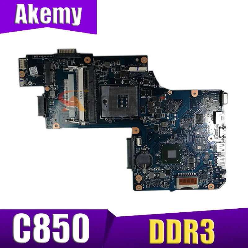 

Материнская плата AKEMY для ноутбука Toshiba C850 C855 L850 HM76 DDR3 H000038380 PLF PLR CSF CSR DCS MB REV-2,1, материнская плата