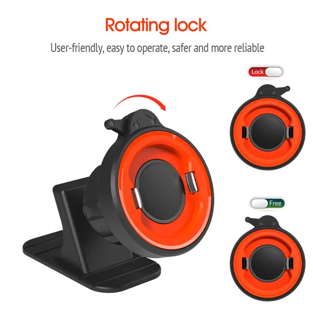 Universal Car Holder 360 Degree Rotate Car phone holder  For Phone Holder Dashboard Sticking Stand Mount Bracket