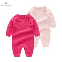 2022 new year baby boy girls christmas clothing 3m 24m baby winter warm rompers infant ice style climbing cloth jumpsuitpajamas