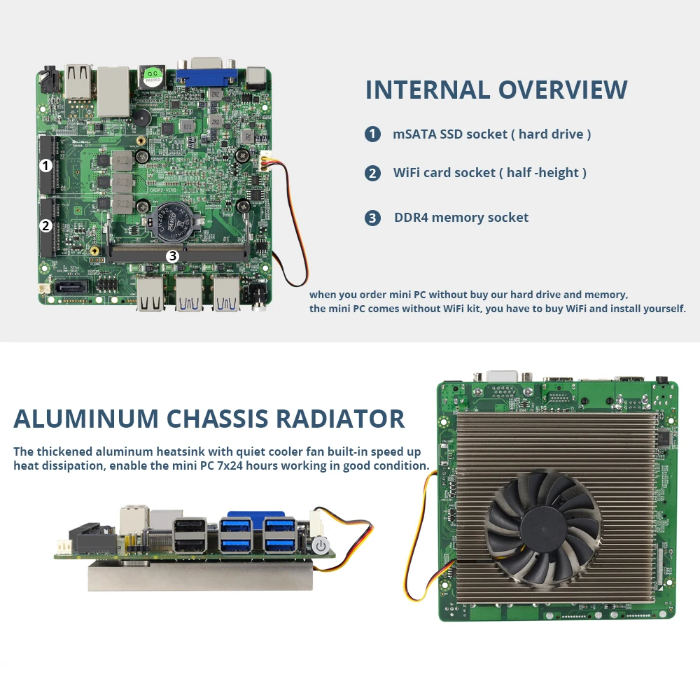 Мини-ПК 8-й процессор Intel Core i7 8550U i5 i3 DDR4 HDMI Windows 10 8 Linux 4K UHD HTPC Настольный неттоп