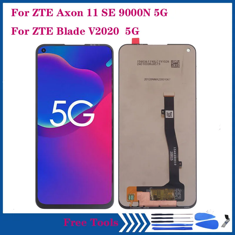 Оригинальный Дисплей для ZTE AXON 11 SE 5G 9000N ЖК дисплей кодирующий преобразователь