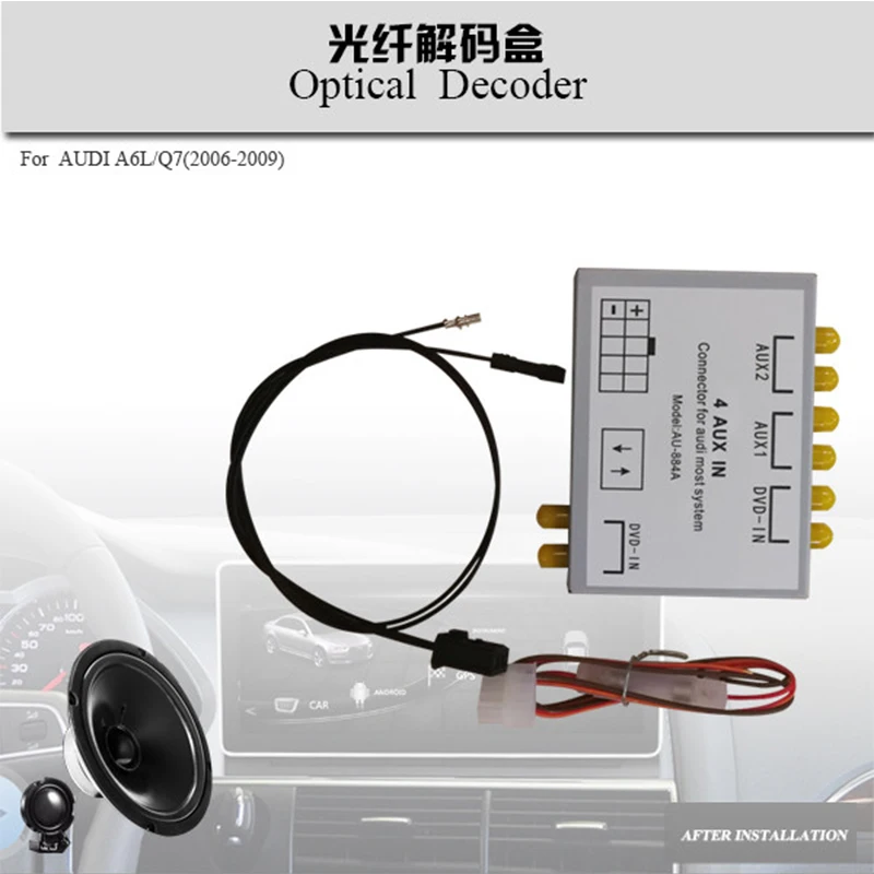 

Optical box Audio interface decoder for Audi A6L /Q7 (2005-2014)