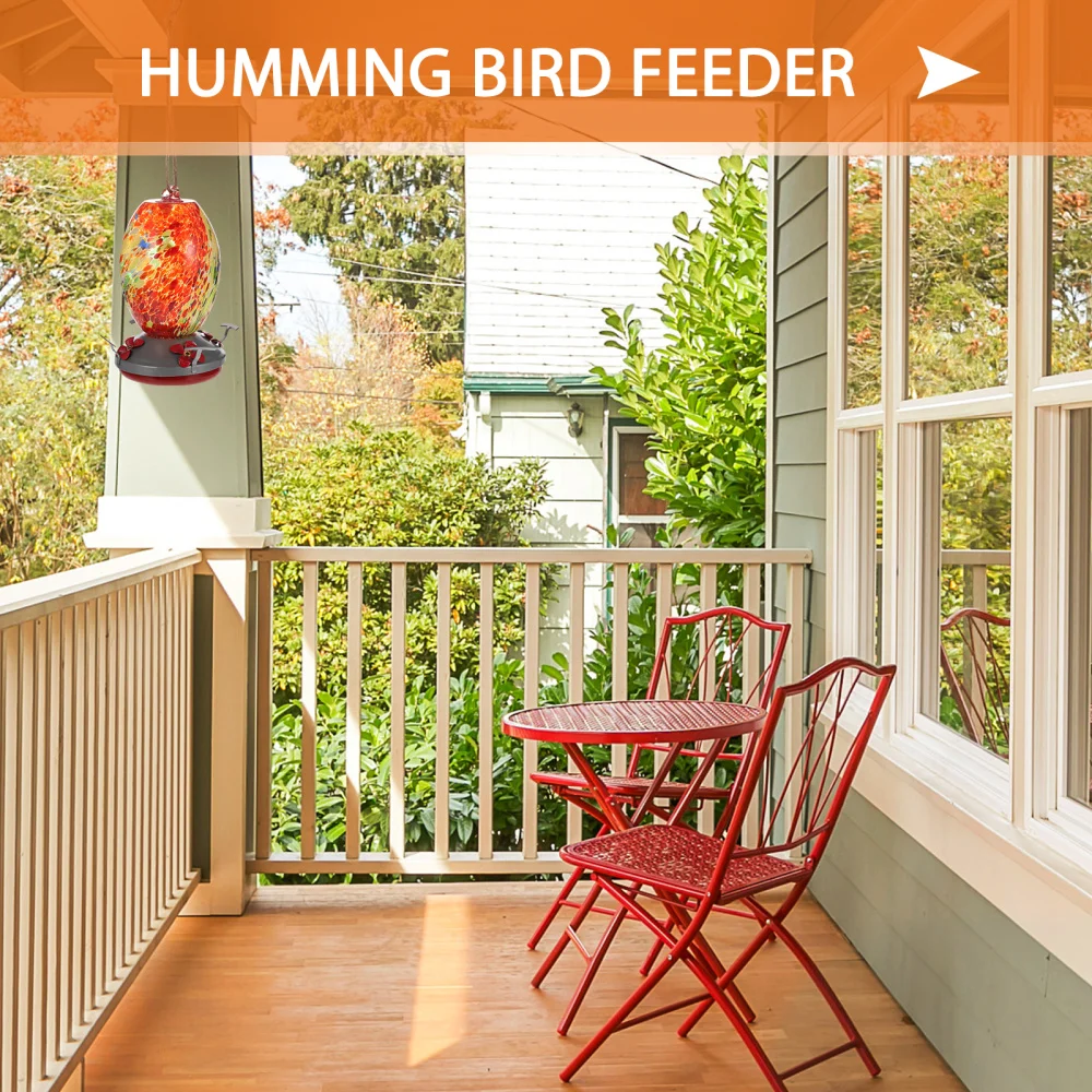

Bird Feeder Hanging Bird Food Container Outside Park Bird Feeder for Garden