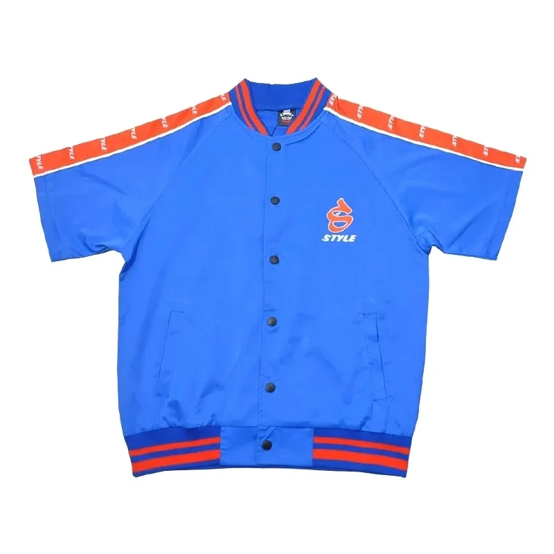 

2020 Children'S Blue Sports Loose Hiphip Suit Boys Hip-Hop Dance Costumes Performance Clothing Street Wear Rave Stage Outfits