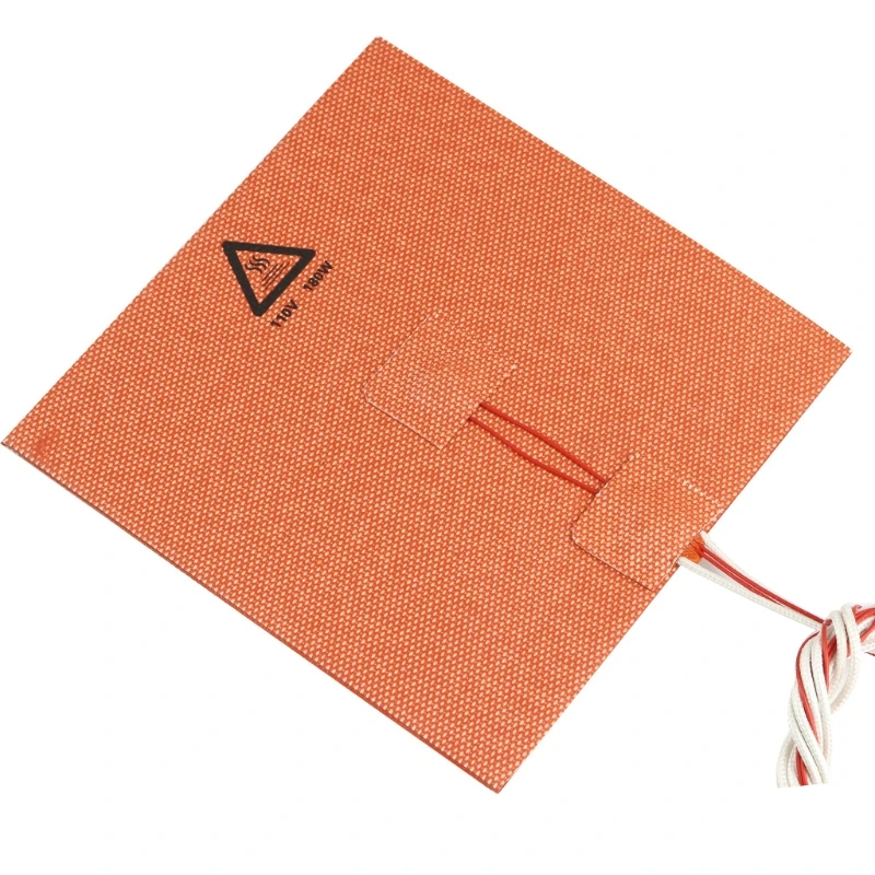 

150x150mm 110V 180W Waterproof Silicone Heater Bed Pad Mat for 3D Printer CR-10 N84A