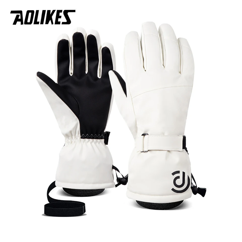 

AOLIKES Men Women Ski Gloves Ultralight Waterproof Winter Warm Gloves Snowboard Gloves Motorcycle Riding Snow Windproof Gloves